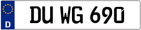 Truck License Plate